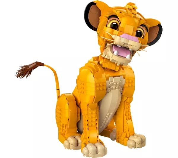 LEGO Disney 43247 Young Simba the Lion King Set for Adults