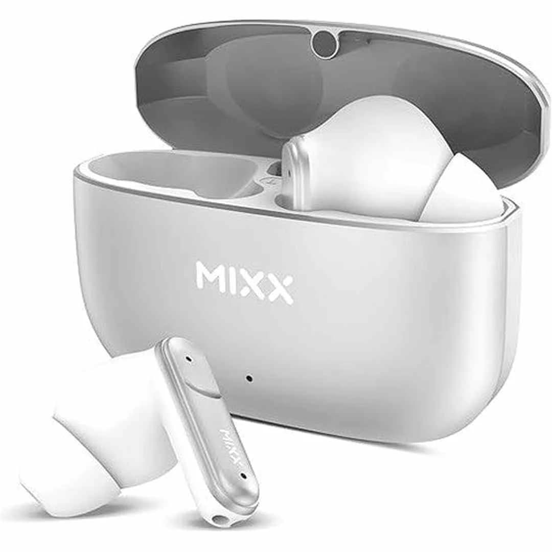 Mixx Streambuds Custom 3 TWS Earphonce Silver White | SBCU-03-SW-369