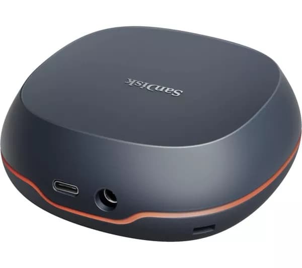 SANDISK Desk Drive Portable External SSD - 8 TB, Black