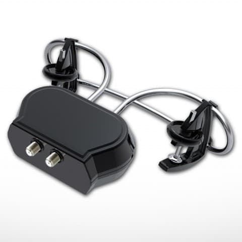 REVEZ Clip-on Dish Aerial - Perfect For Saorview...