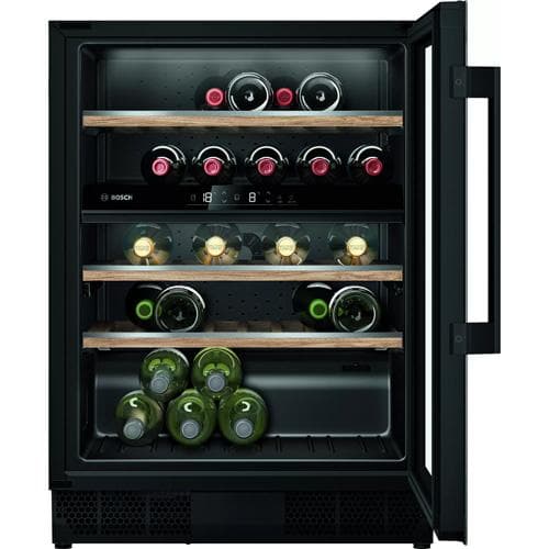 BOSCH Serie 6 82x60cm 44 Bottle Wine Cooler With Gl...