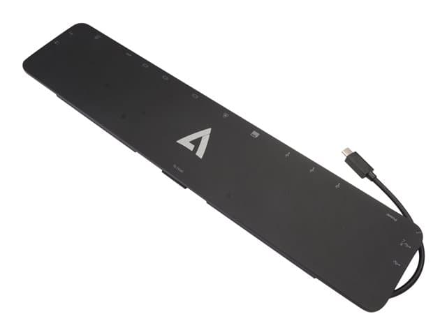 VIDEOSEVEN - V7 - docking station - USB-C - VGA, HDMI, DP - 1GbE