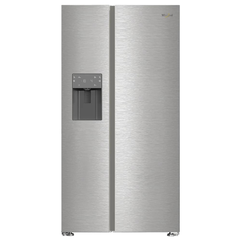 Whirlpool 578L Frost Free American Fridge Freezer - Pearl Inox | WHG26573WX4UK