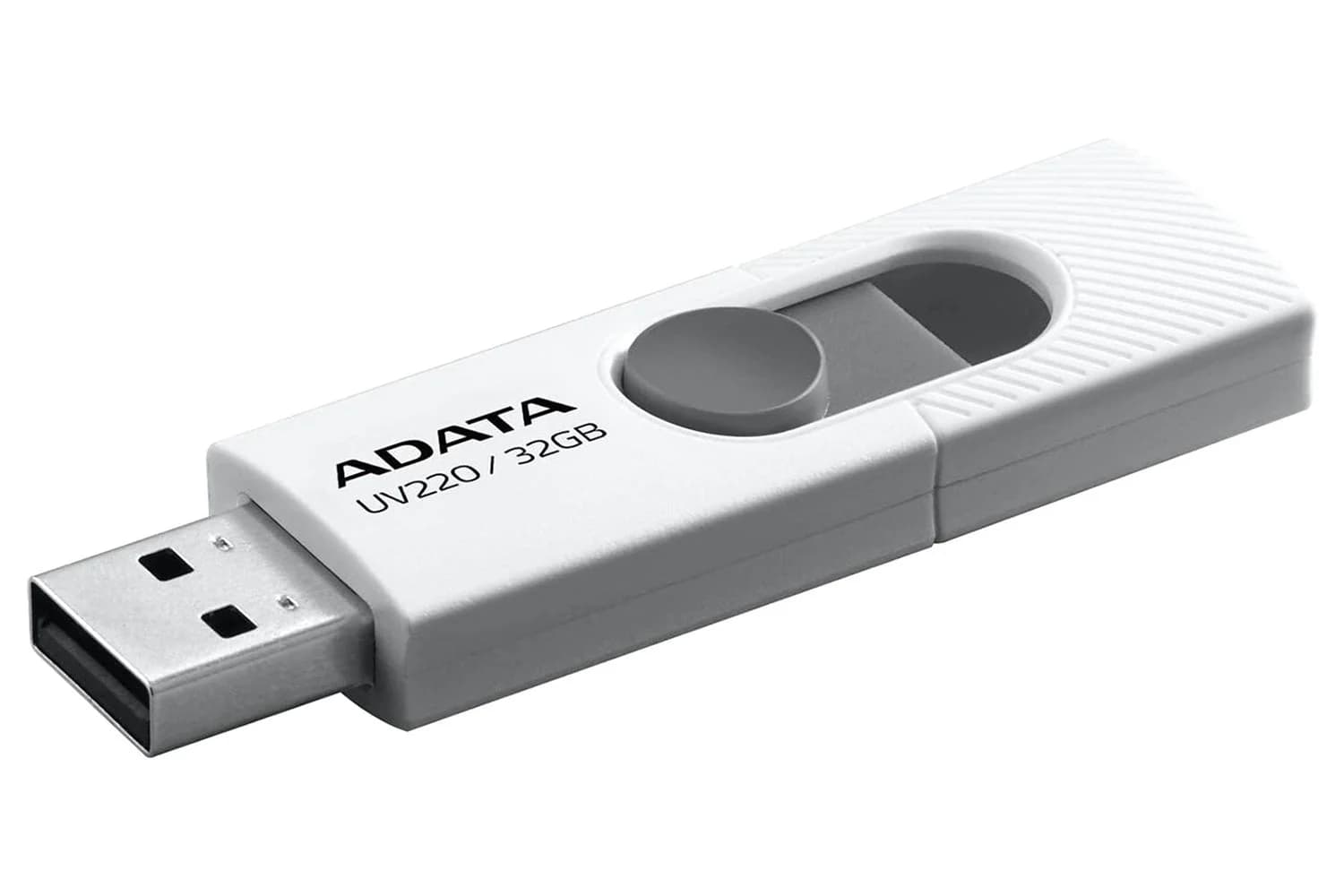 ADATA UV220 USB Flash Drive | 32GB | White/Grey