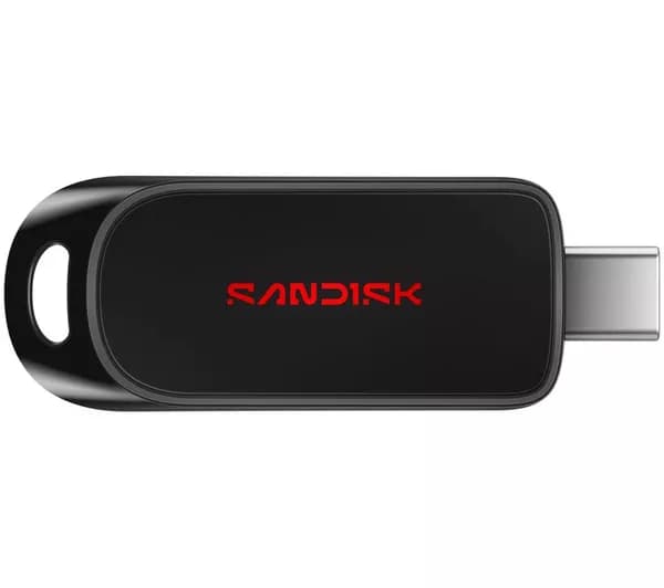 SANDISK USB-C Flash Drive - 128 GB, Black