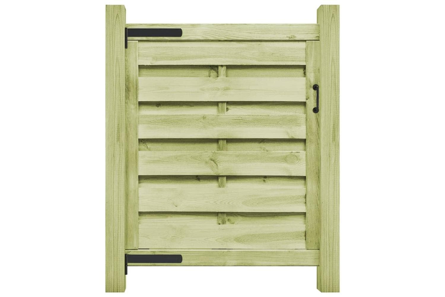 vidaXL 45315 Garden Gate Impregnated Pinewood 100x100cm Green