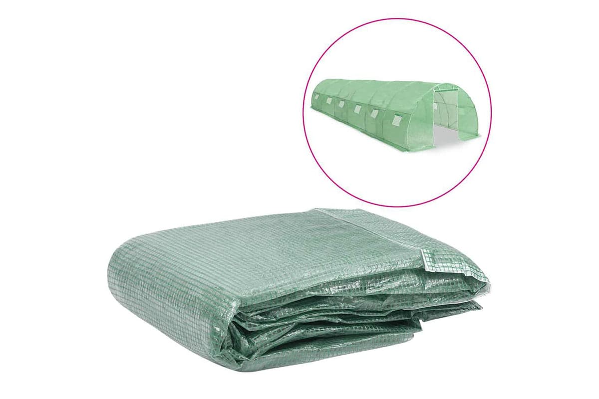 Vidaxl 316432 Greenhouse Replacement Cover 300x900x200 Cm Green