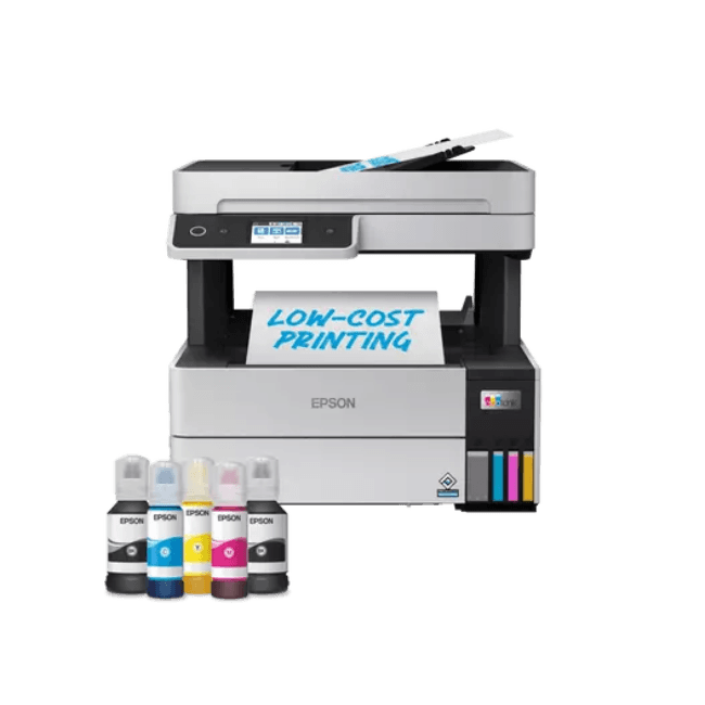 Epson EcoTank A4 Multifunction Wi-Fi Ink Tank Printer - White and Grey | ET5150