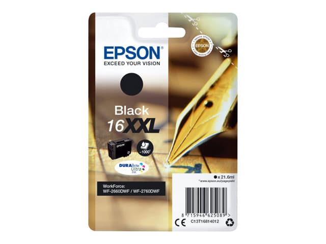 EPSON - 16XXL - XL - black - original - ink cartridge