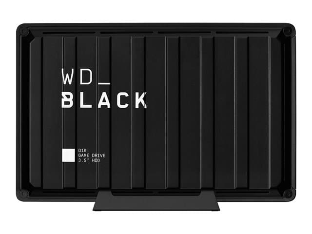 WESTERN DIGITAL - WD_BLACK D10 Game Drive WDBA3P0080HBK - Hard drive - 8 TB - external (portable) - USB 3.2 Gen 1 - 7200 rpm - black