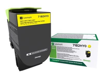 LEXMARK - X417 - High Yield - yellow - original - toner cartridge - LCCP, LRP
