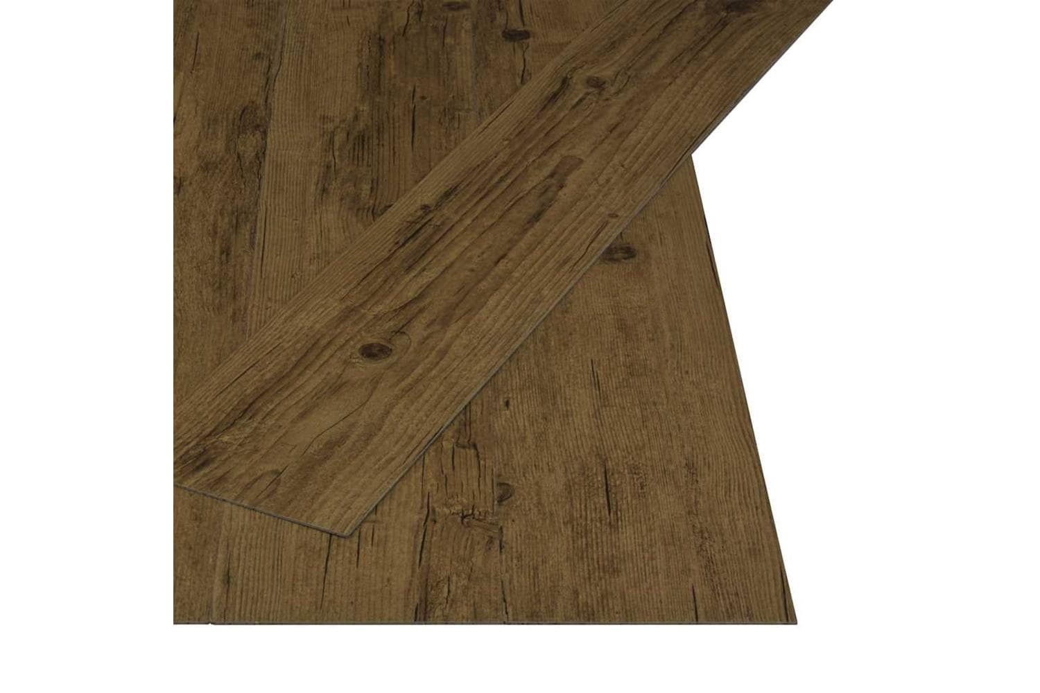 Vidaxl Self-adhesive Flooring Planks 4.46 Sq M 3 Mm Pvc Natural Brown