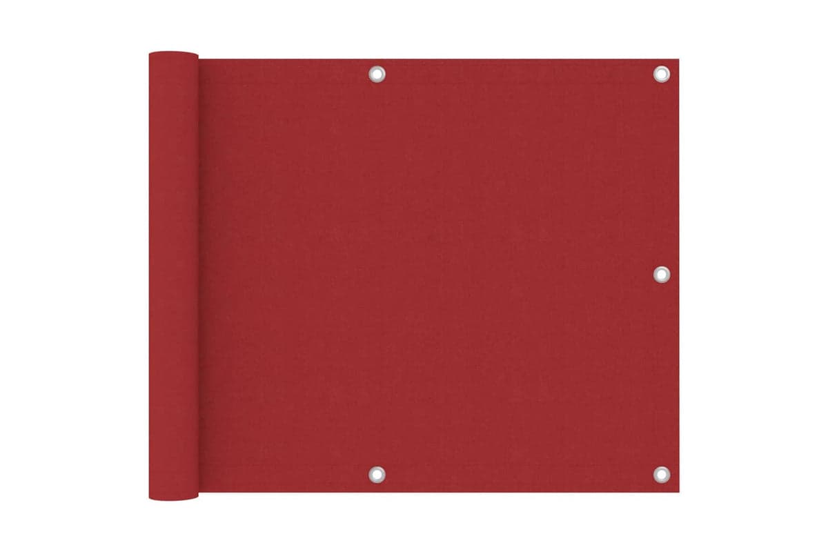 vidaXL 135035 Balcony Screen Red 75x600cm Oxford Fabric