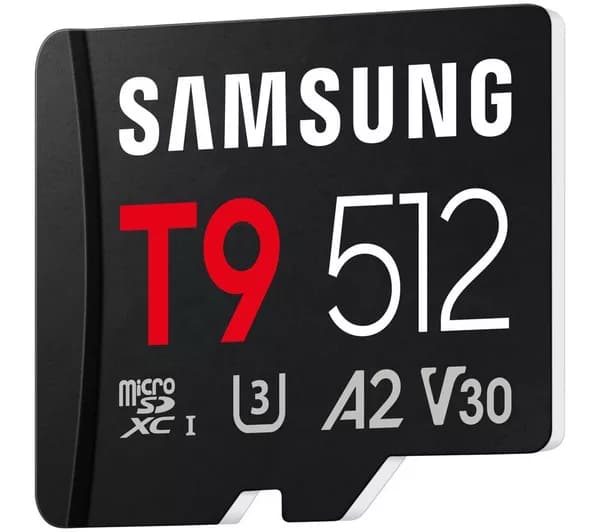 SAMSUNG T9 Class 10 MicroSD Memory Card - 512 GB