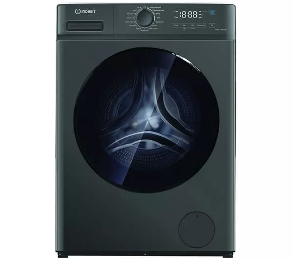 INDESIT MyTime IDMA 8564S UK 8 kg Washer Dryer - Dark Grey