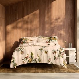 Reilly Floral Duvet Set Natural