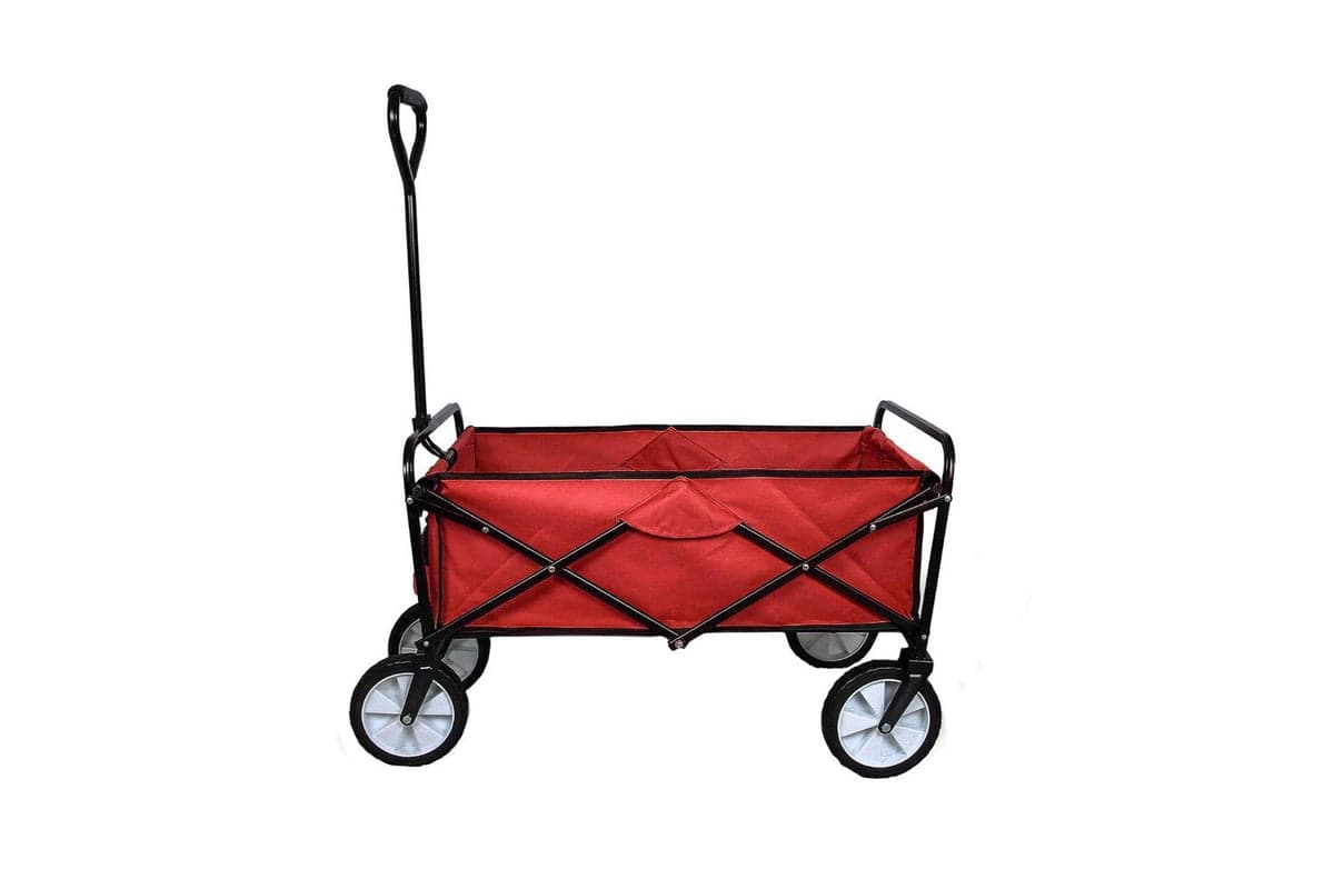 Monstershop 28429 - Foldable Garden Cart Red