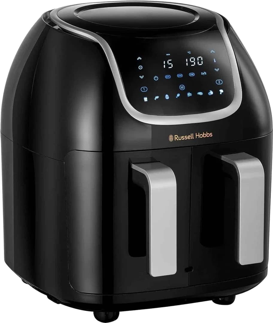 Russell Hobbs Snappi 8.5 Litre Dual Basket Digital Air Fryer | Black