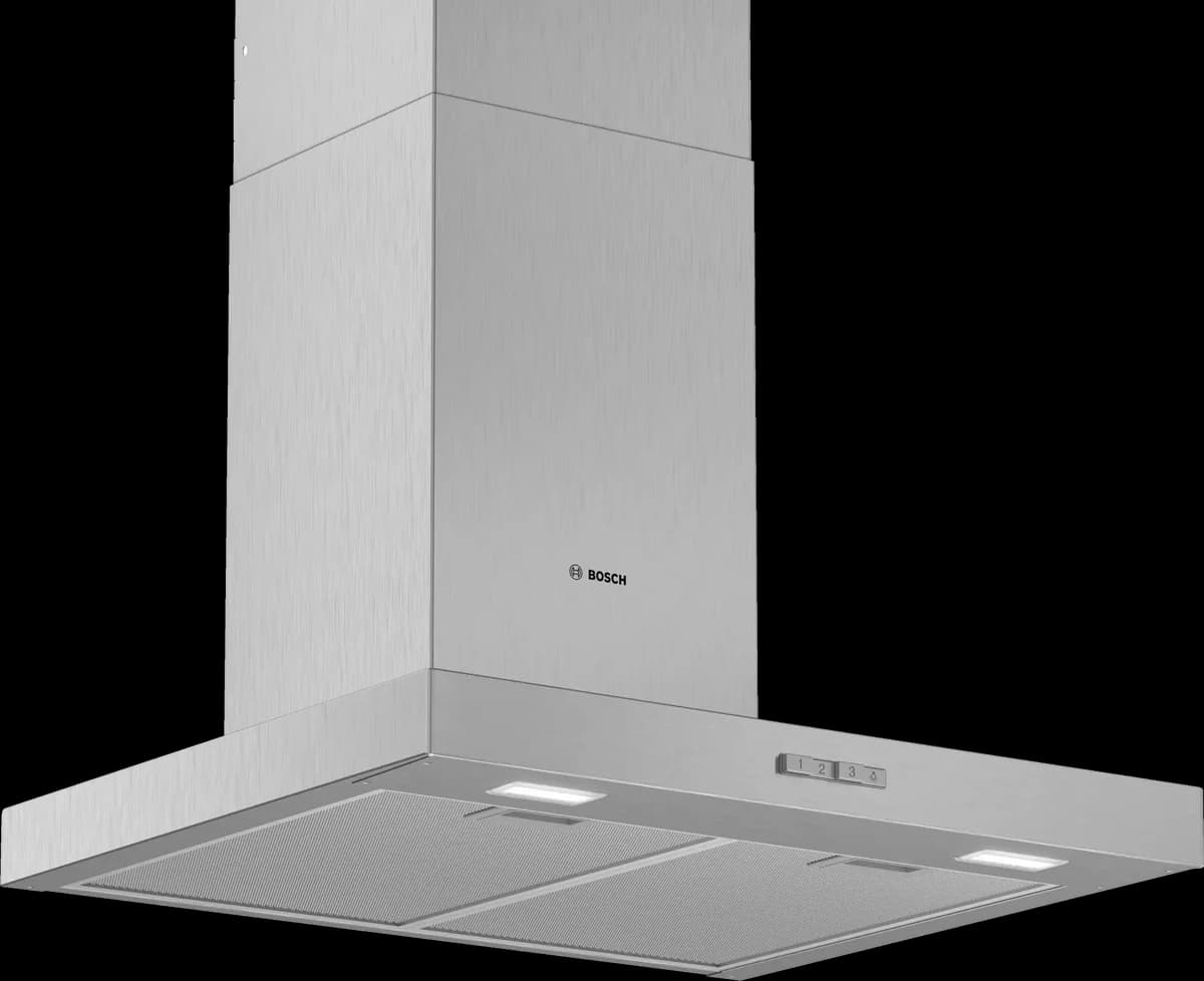 Bosch Series 2 60cm Box Chimney Cooker Hood - Stainless Steel | DWB64BC50B