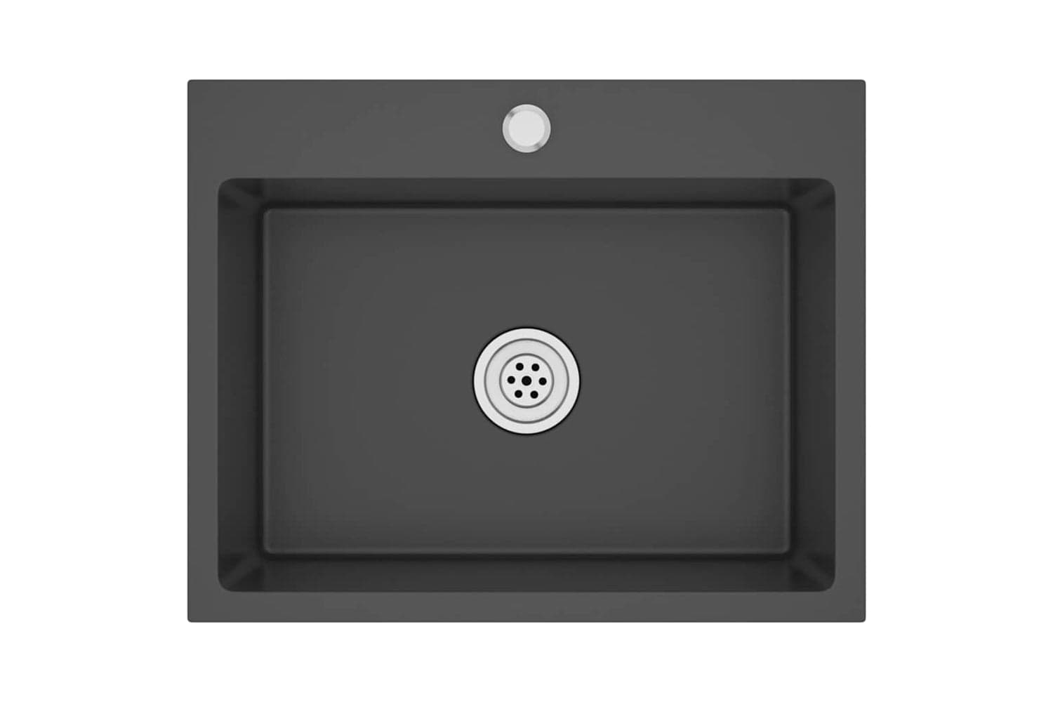 Vidaxl 51513 Handmade Kitchen Sink Black Stainless Steel