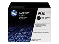 HP - 90X - 2-pack - High Yield - black - original - LaserJet - toner cartridge (CE390XD)