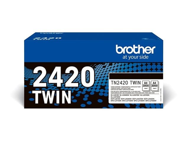BROTHER - TN2420 TWIN - 2-pack - High Yield - black - original - toner cartridge