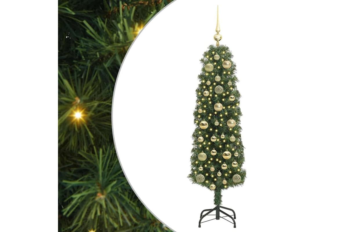 Vidaxl Artificial Christmas Tree With 150 Leds With Stand Green 150 Cm