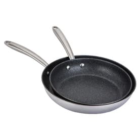 Stainless Steel Induction 2-Piece Frying Pan Set