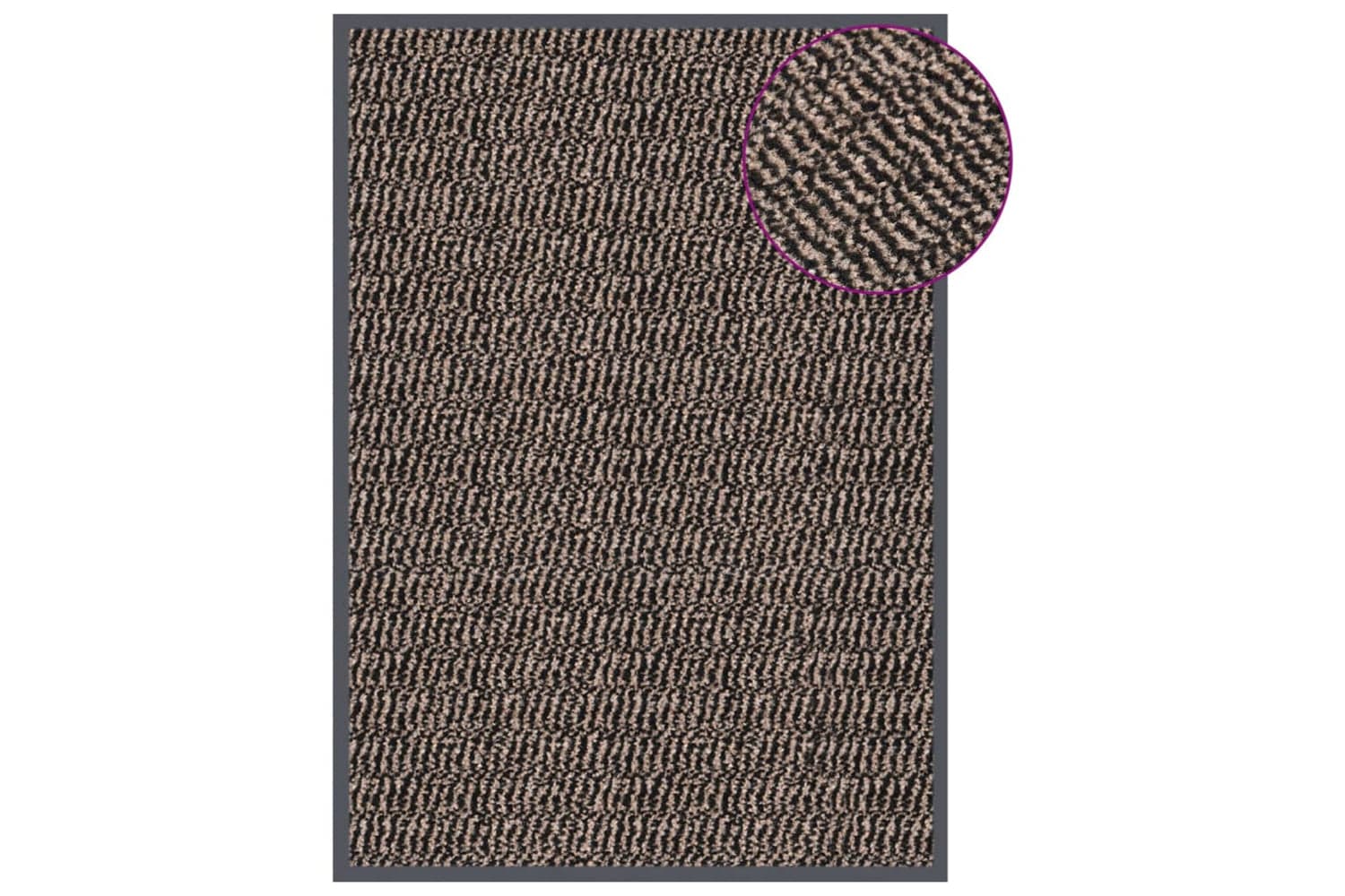 vidaXL 326936 Doormat Tufted 40x60cm Dark Brown