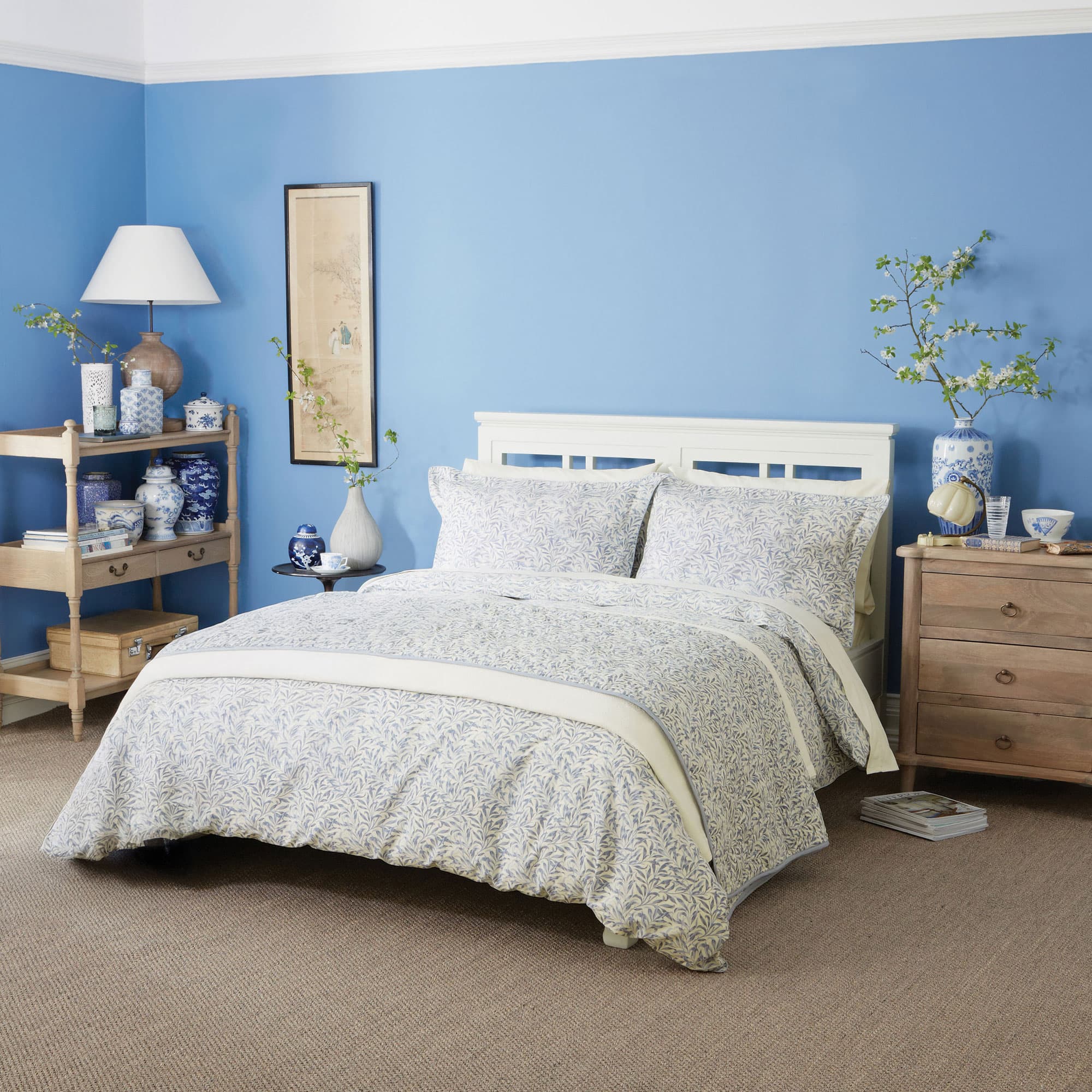 Willow Bough Coordinated Bedding Blue