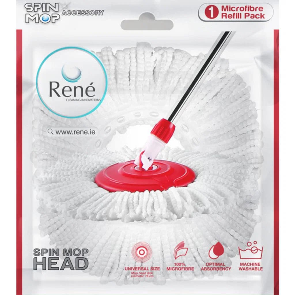 René Spin Mop Dada Replacement Mop Head