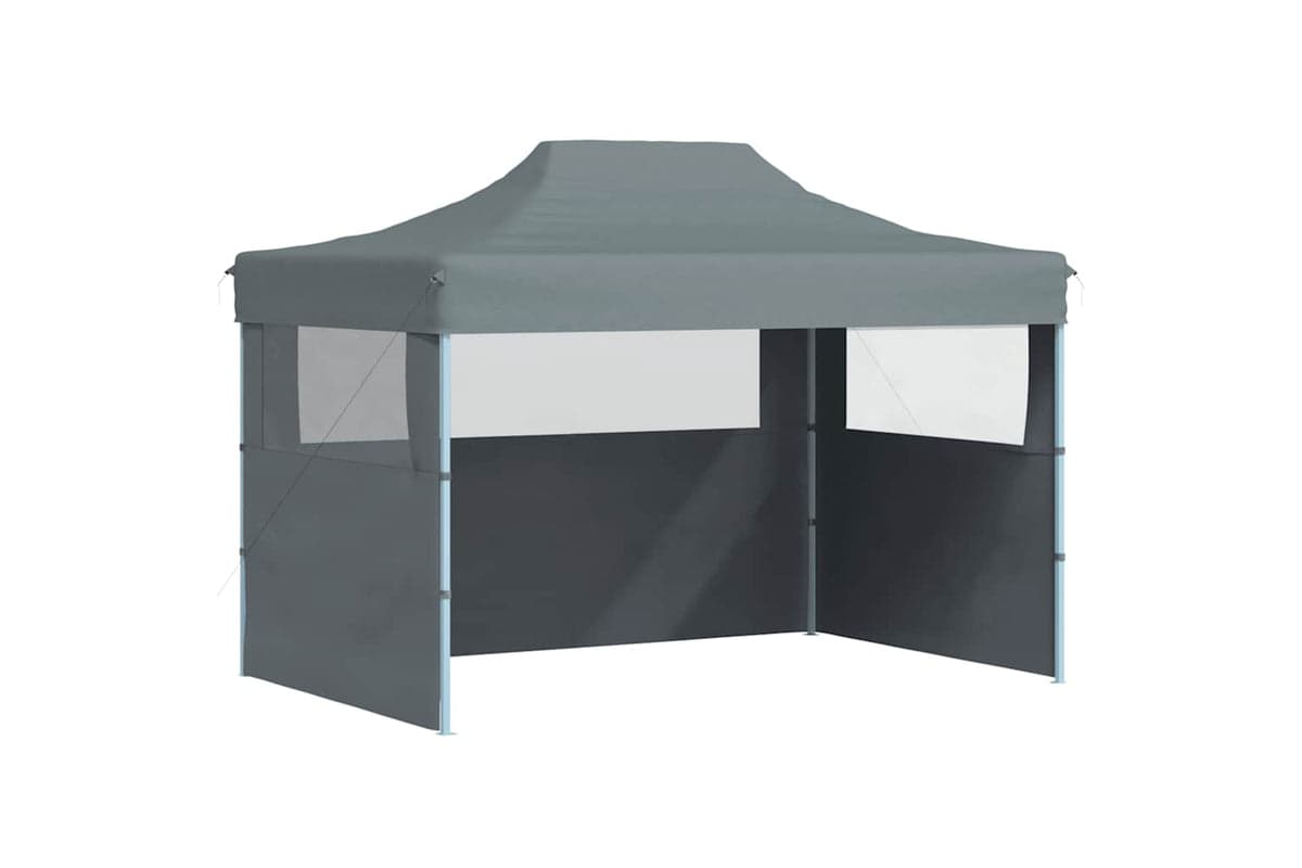 Vidaxl Professional Folding Party Tent With 3 Sidewalls 3x4 M Steel Anthracite