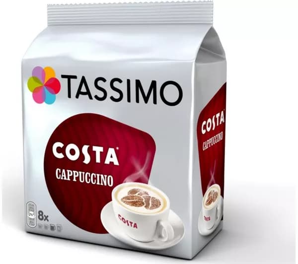 TASSIMO Costa Cappuccino T Discs - Pack of 8