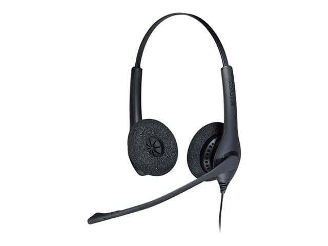 JABRA - BIZ 1500 Duo - Headset - on-ear - wired - Quick Disconnect
