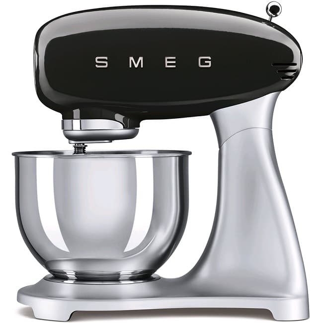 Smeg 50's Retro Style Stand Mixer Black | SMF02BLUK