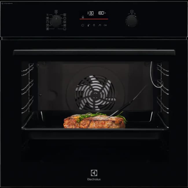 Electrolux Built-In Single Oven - Black | EOD6C46K2