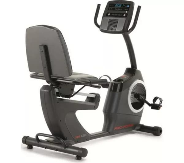 PROFORM 325 CSX Smart Bluetooth Recumbent Exercise Bike - Silver & Black