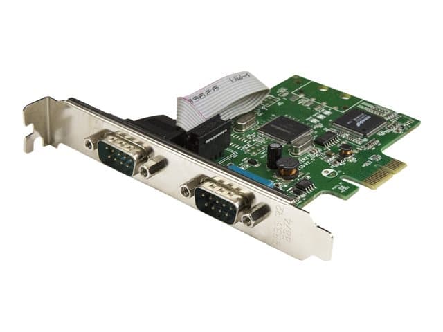 STARTECH.COM - Startech 2-Port PCI Express Serial Card with 16C1050 UART - RS232 Low Profile Serial Card - PCI Serial Card (PEX2S1050) - serial adapter - PCI Express x1 - RS-232 x 2