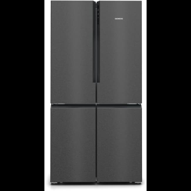 Siemens IQ300 French Door Fridge Freezer - Brushed Black Steel | KF96NAXEAG