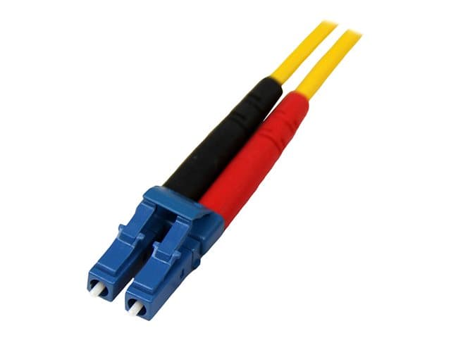 STARTECH.COM - Startech 1m Fiber Optic Cable - Single-Mode Duplex 9/125 - LSZH - LC/LC - OS1 - LC to LC Fiber Patch Cable (SMFIBLCLC1) - patch cable - 1 m - 1 m - yellow