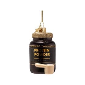 Protein Powder Container Glass Tree Decoration 14cm