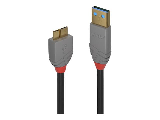 Lindy - Anthra Line - USB cable - USB Type A to Micro-USB Type B - 1 m