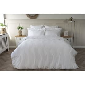 600 Thread Count Pure Egyptian Cotton Sateen Duvet Cover White
