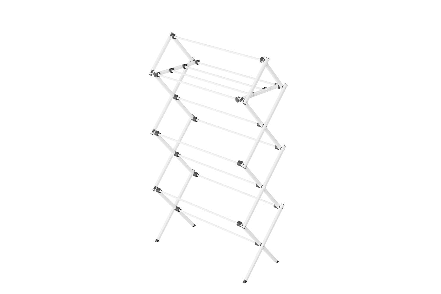 Laundry Drying Rack | Clothes Airer | Steel | Foldable | White