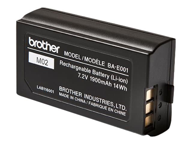 BROTHER - BA-E001 - printer battery - Li-Ion