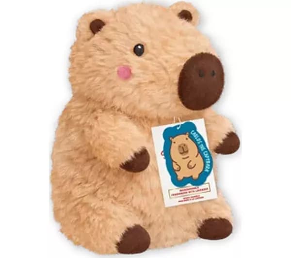 AROMA HOME Carlos Capybara Snuggable Hottie - Brown