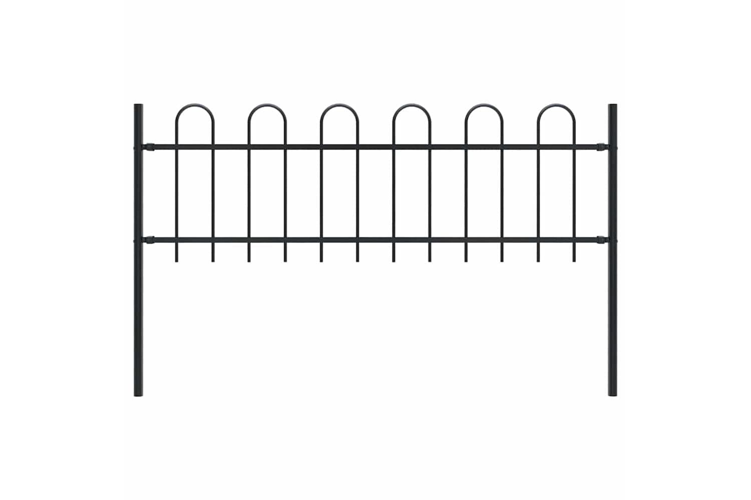 Vidaxl Garden Fence Steel