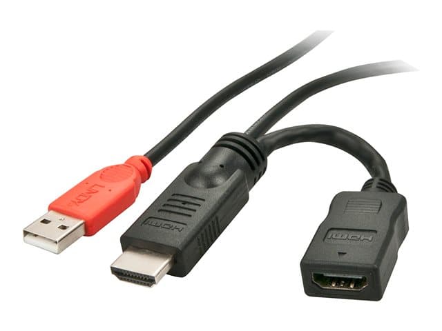 Lindy - Power Injector Cable - power / audio / video cable - HDMI / USB