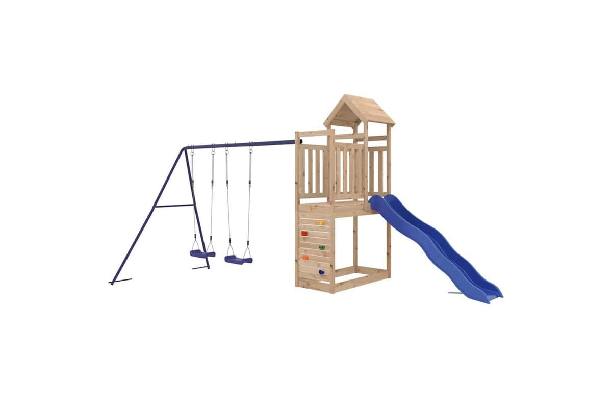Vidaxl Outdoor Playset Solid Wood Pine