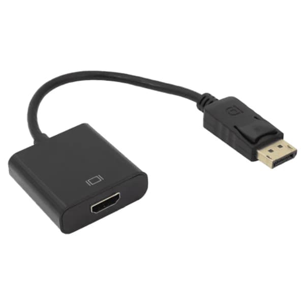 Sbox DP M To HDMI F Adapter - Black | AD.DP-HDMI/R